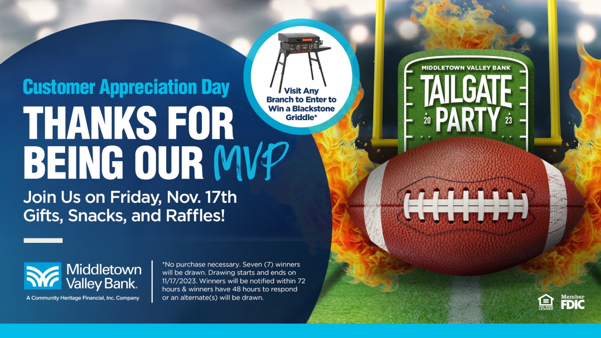 Customer Appreciation Day Tailgate Theme. 