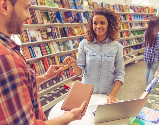 Student Using Credit Card