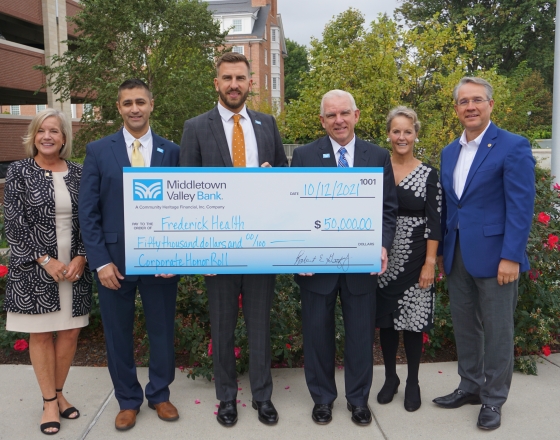 check presentation with Frederick Health