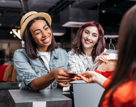 Two Ladies Shopping