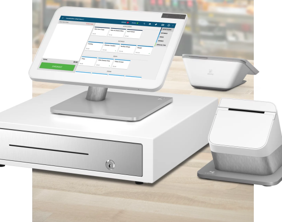 Clover point of sale system. 